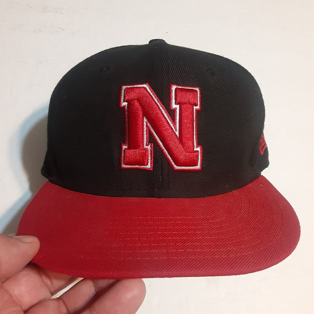 New Era 59fifty Nebraska Cornhuskers Fitted Hat in Size 7 1/8